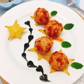 Homemade chicken balls