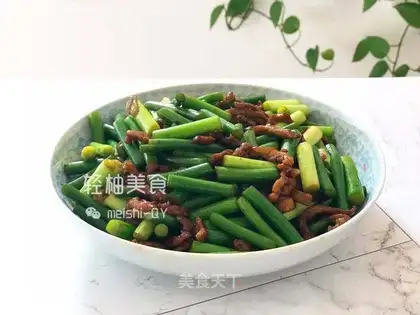 Garlic fried meat