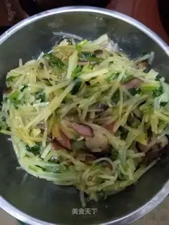 Scrambled potatoes