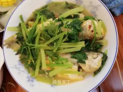 Creamed fish