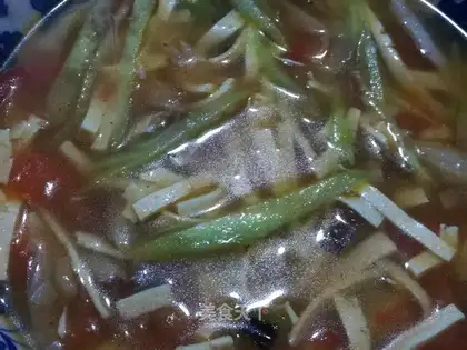 Tofu soup