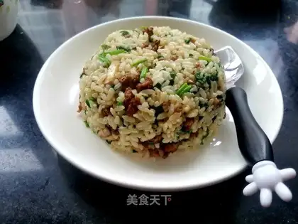 Mushroom beef fried rice
