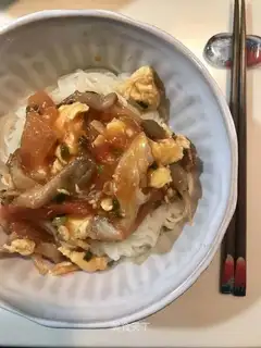 Tomato eggs for noodles