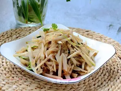 Shrimp-skinned silk