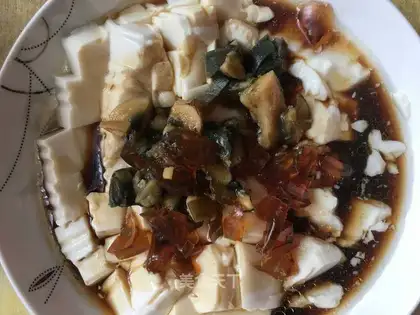 Homemade egg tofu