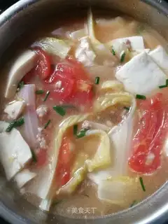 Bean tofu soup