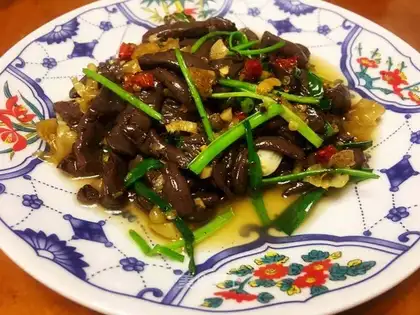 Sour chicken blood