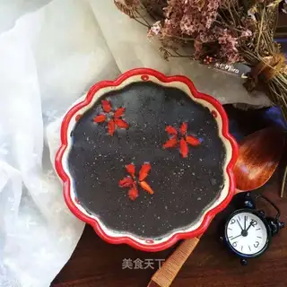 The black sesame oatmeal