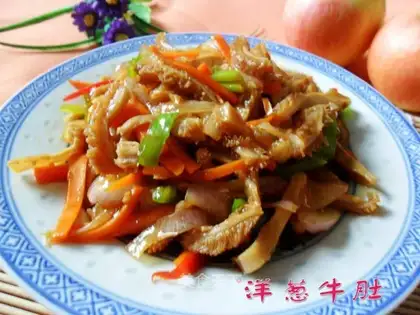 Tripe with onion