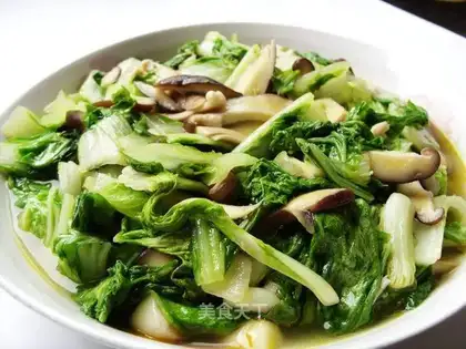 Chinese cabbage and mushroom