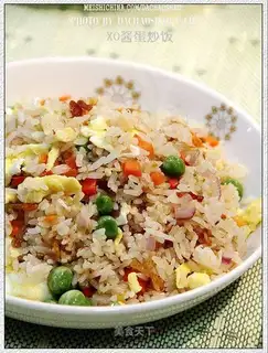 Fried rice with egg in XO sauce