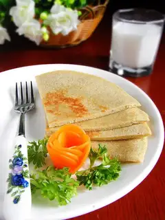 Banana omelet