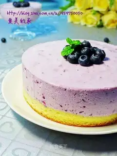 Blueberry mousse