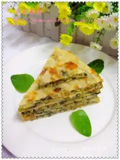 Amaranth chicken pancakes