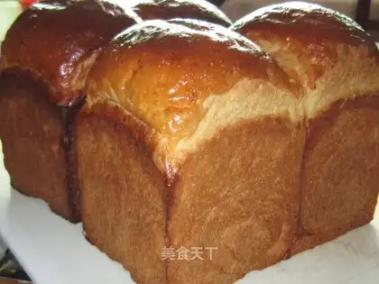Coconut and coconut milk toast