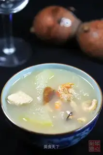 Yao Zhu, shrimp and winter melon soup