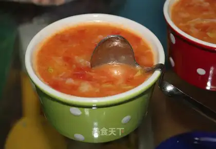 Tomato pimples soup