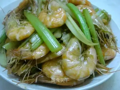 braised prawns