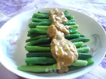 Cowpea with sesame juice