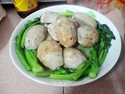 taro with cabbage heart