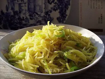 green pepper with potato
