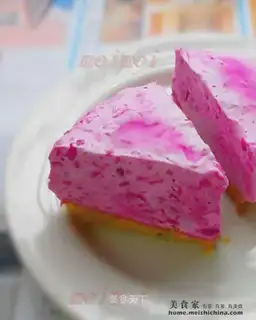 Dragon fruit mousse