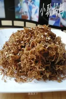 Homemade pork floss