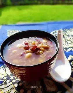 porridge with double beans and double rice