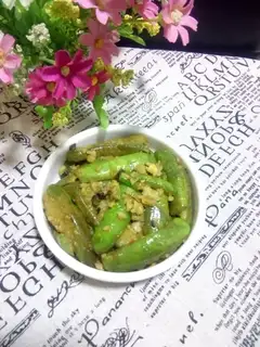 Potato fried meat