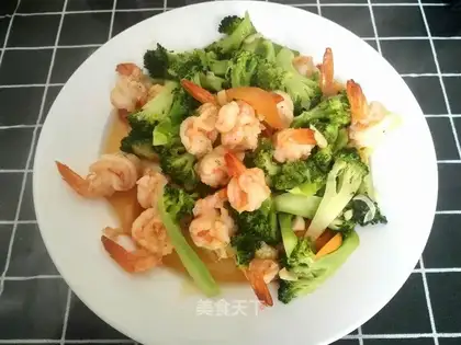 Shrimp broccoli