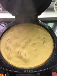 Corn milk omelet