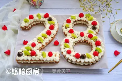 Digital birthday cake