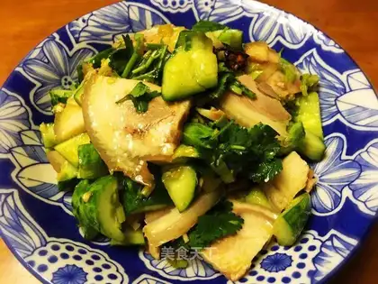 Pork elbow cucumber