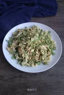 Soyato shrimp, fried eggs