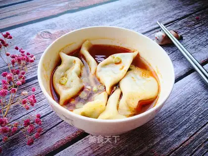 Celery dumplings