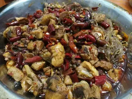 Spicy fan chicken leg