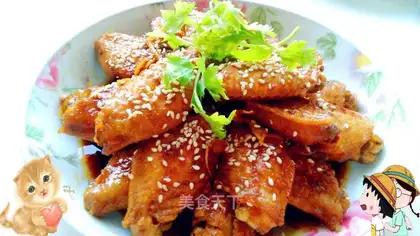 Sweet chicken wings
