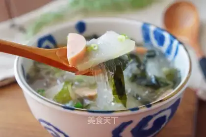 Pork fan soup