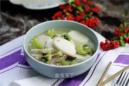 Mustard meat soup