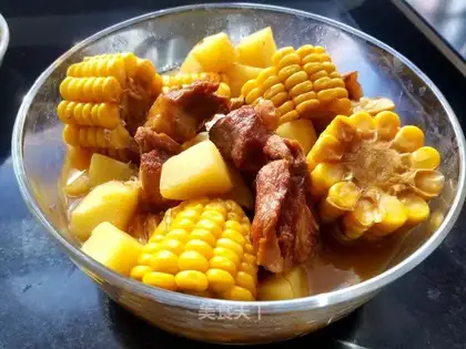 Moon toothbone and potato corn