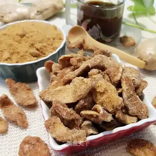 Homemade ginger and ginger