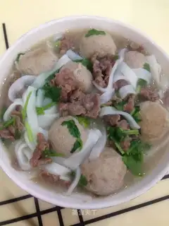Beefball soup