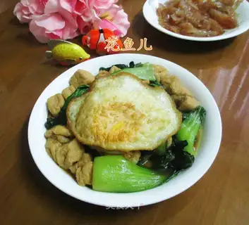 The little tofu curry duck egg