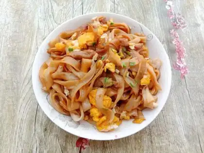 Egg beef fried river powder