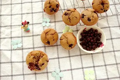 Low-fat double blueberry marfin