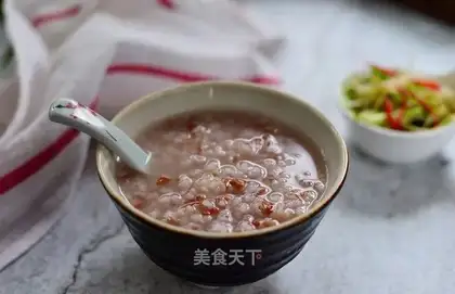 Red rice congee