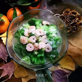 Cracking the broccoli shrimp