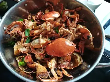 Spicy shrimp crab
