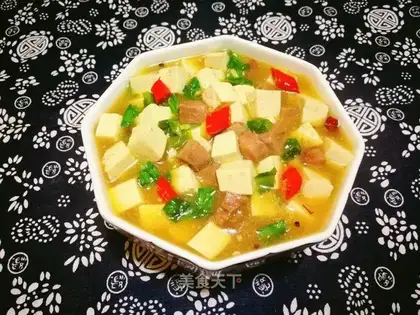 Beef stew tofu