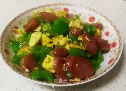Sausage tomato pepper